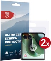 Protection d'écran Rosso pour Motorola Razr 60 Ultra | Pack Duo Ultra Clair | Feuille de TPU | Film protecteur compatible avec les coques | 2 pièces