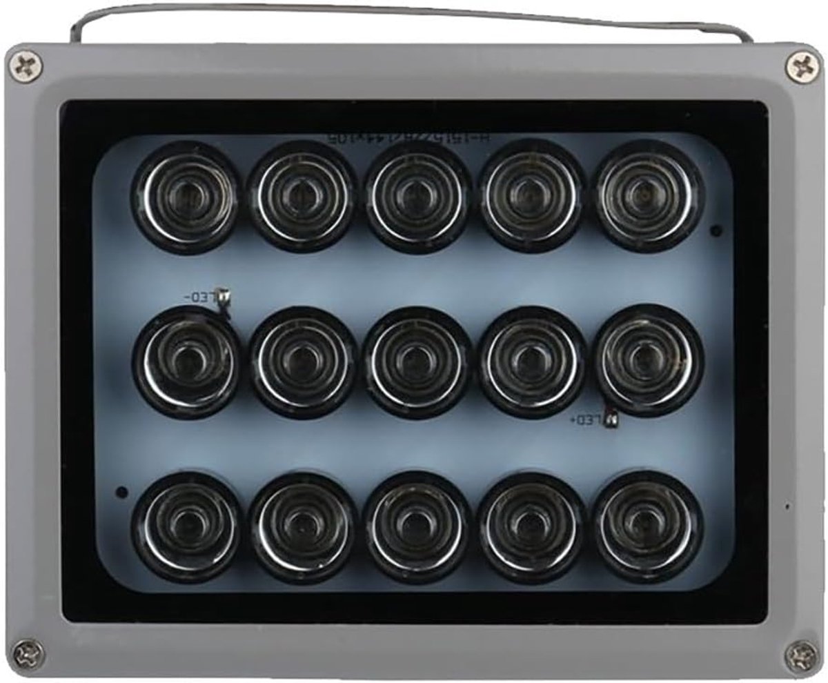 CCTV IR Illuminator - Nachtzicht Verlichting - Buiten Beveiligen - 850nm Golflengte - 20-30 meter - Zwart