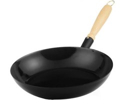 RIESS Koekenpan houten handvat - 26cm - Emaille