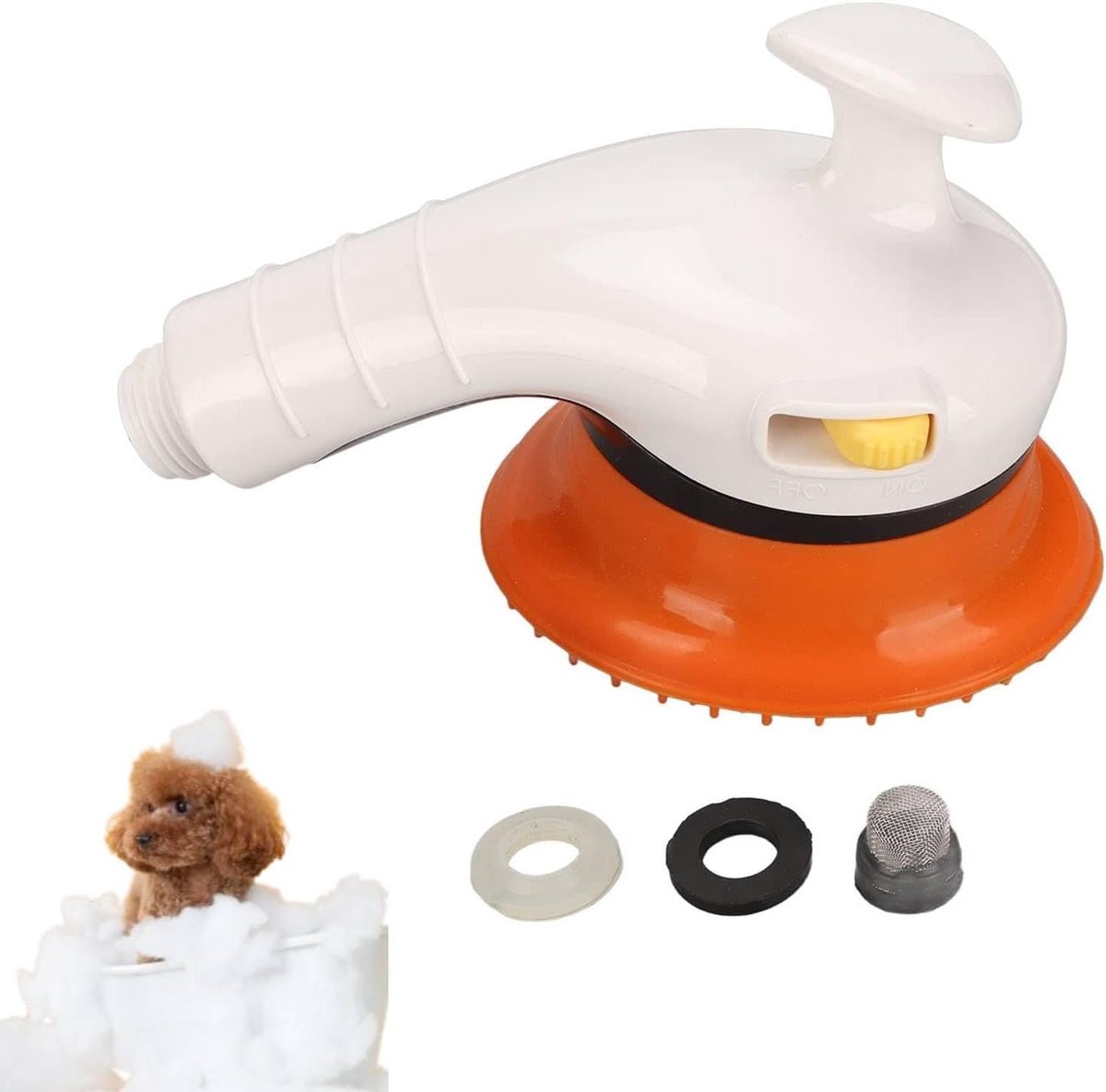 Handdouche voor Honden met Aan/Uit Schakelaar - Praktische Dierenwas Spraykop voor Bad en Massage met Ergonomisch Ontwerp