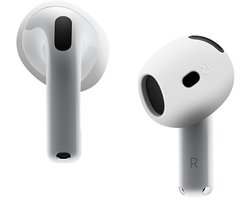 Vervangende Oordopjes Geschikt voor AirPods 4 - Vervanging Tips - Siliconen Dopjes Wit