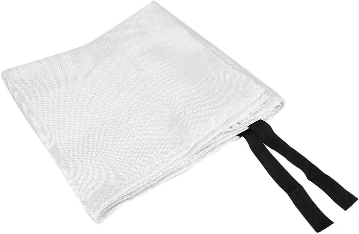 Glasvezel Noodbranddeken - Blusdeken Branddeken - Brand Noodsituaties - Hoge Temperatuur Bestendig - 12 x 12 m - Wit