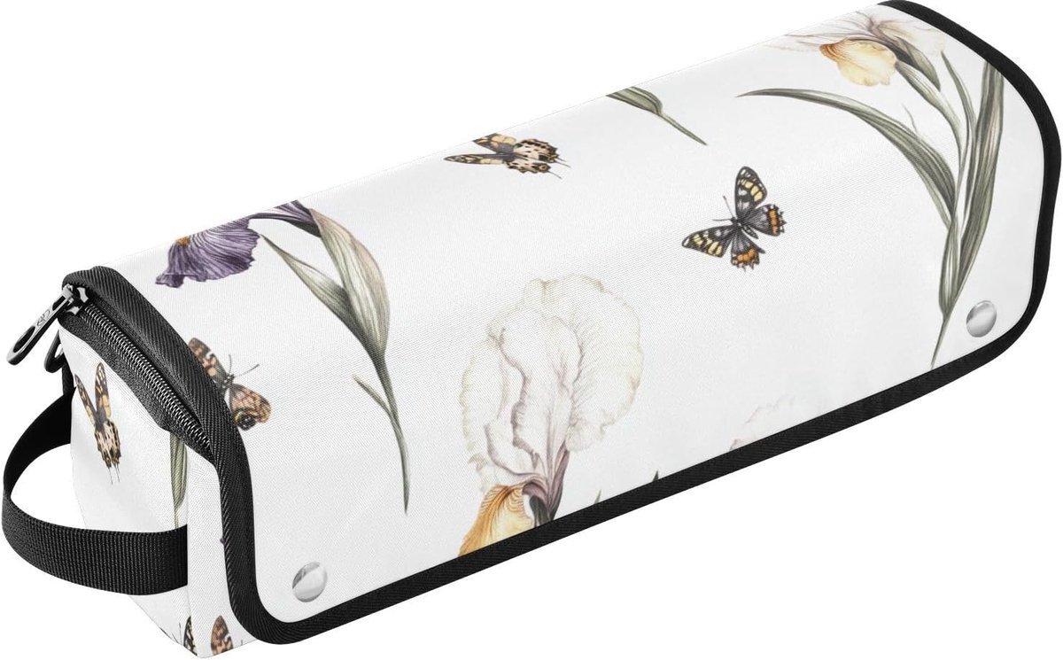 Haarstyling Tas - Reistas Stijltang - Reizen en Organiseren - Hittebestendige Mat - 37 x 31.5 x 7.6 cm - Kleurrijk