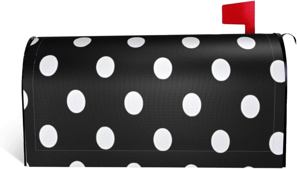 Brievenbus Decoratie - Brievenbushoes Buiten - Huis Verfraaien - Magnetische Bevestiging - 46x53cm of 53x64.5cm - Zwart Wit