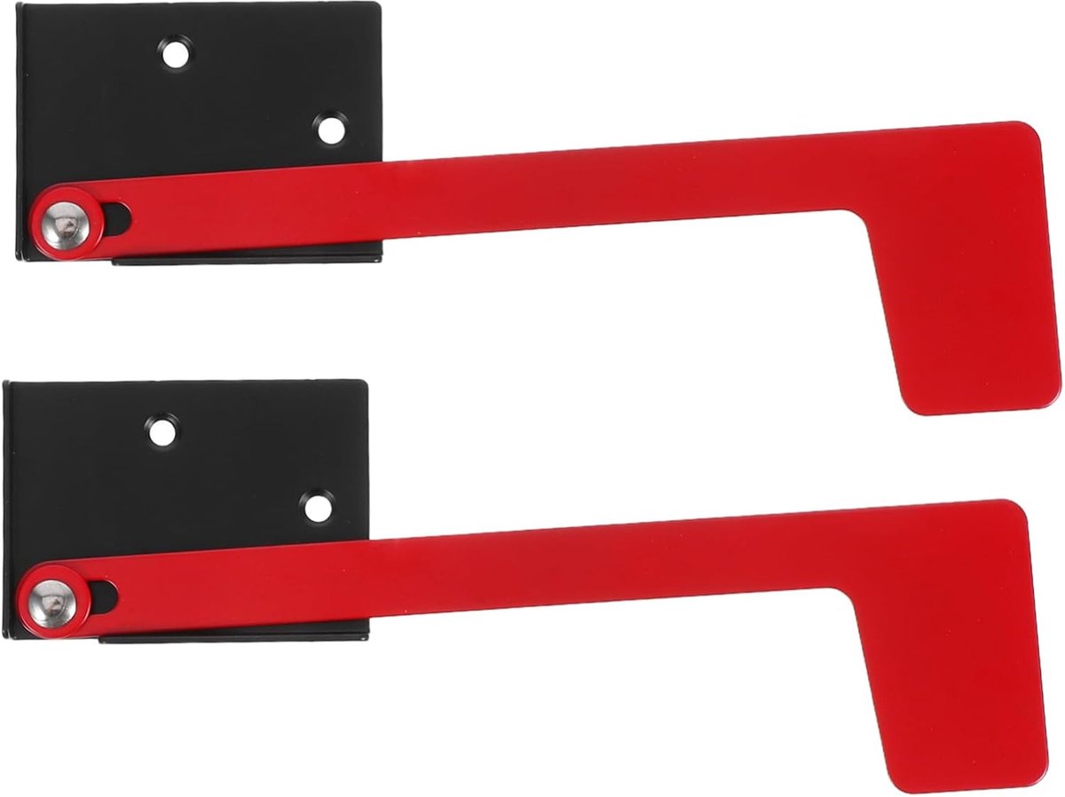 Universele Brievenbusvlag - Vervangende Kit - Brievenbus Decoratie - Eenvoudige Installatie - 19.5 x 6.9 cm - Rood