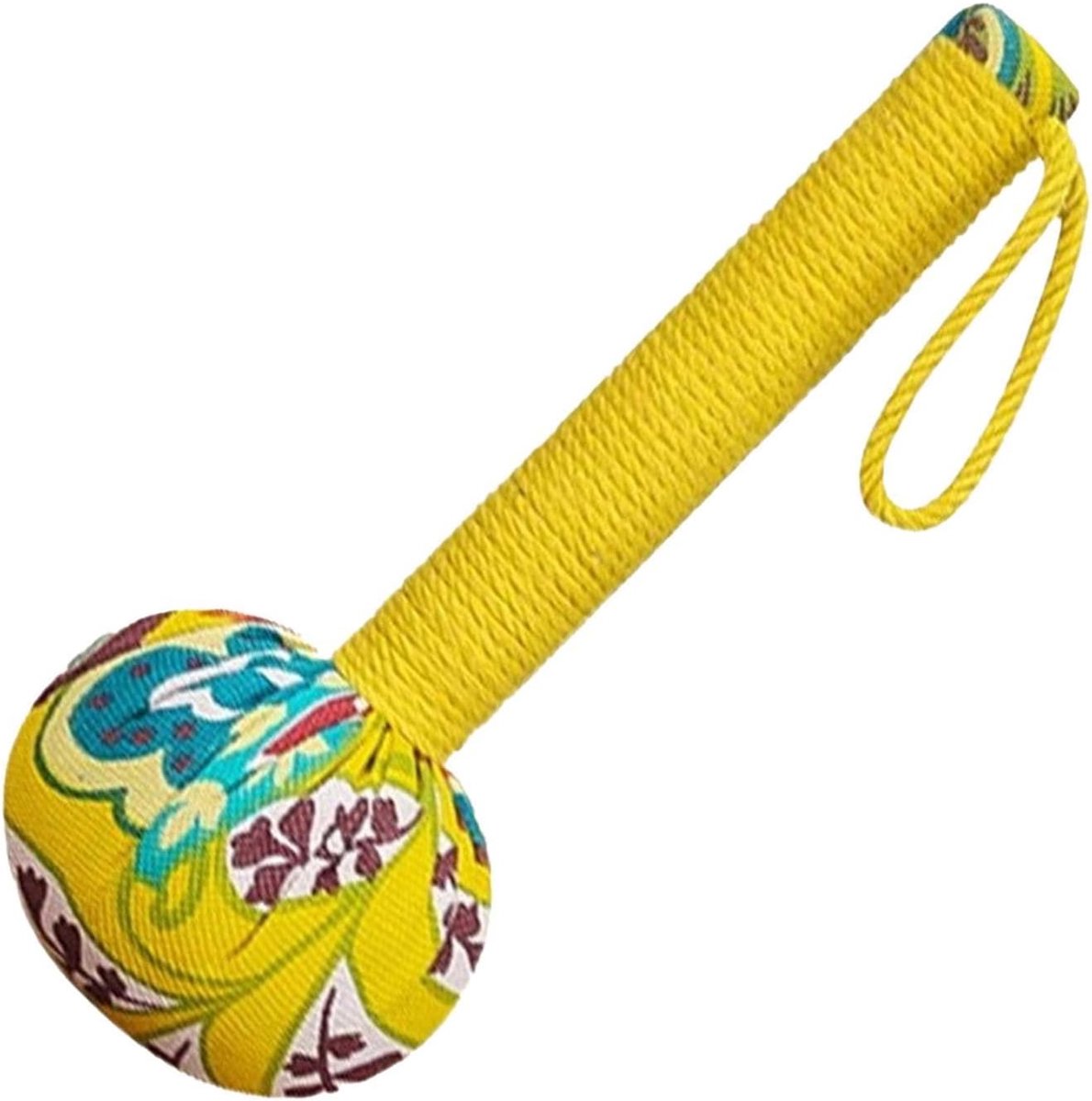 Handmatige massagehamer - Lichaamsmassagetool - Spieren ontspannen - Handgeweven handgreep - 27.7 cm - Natuurlijk