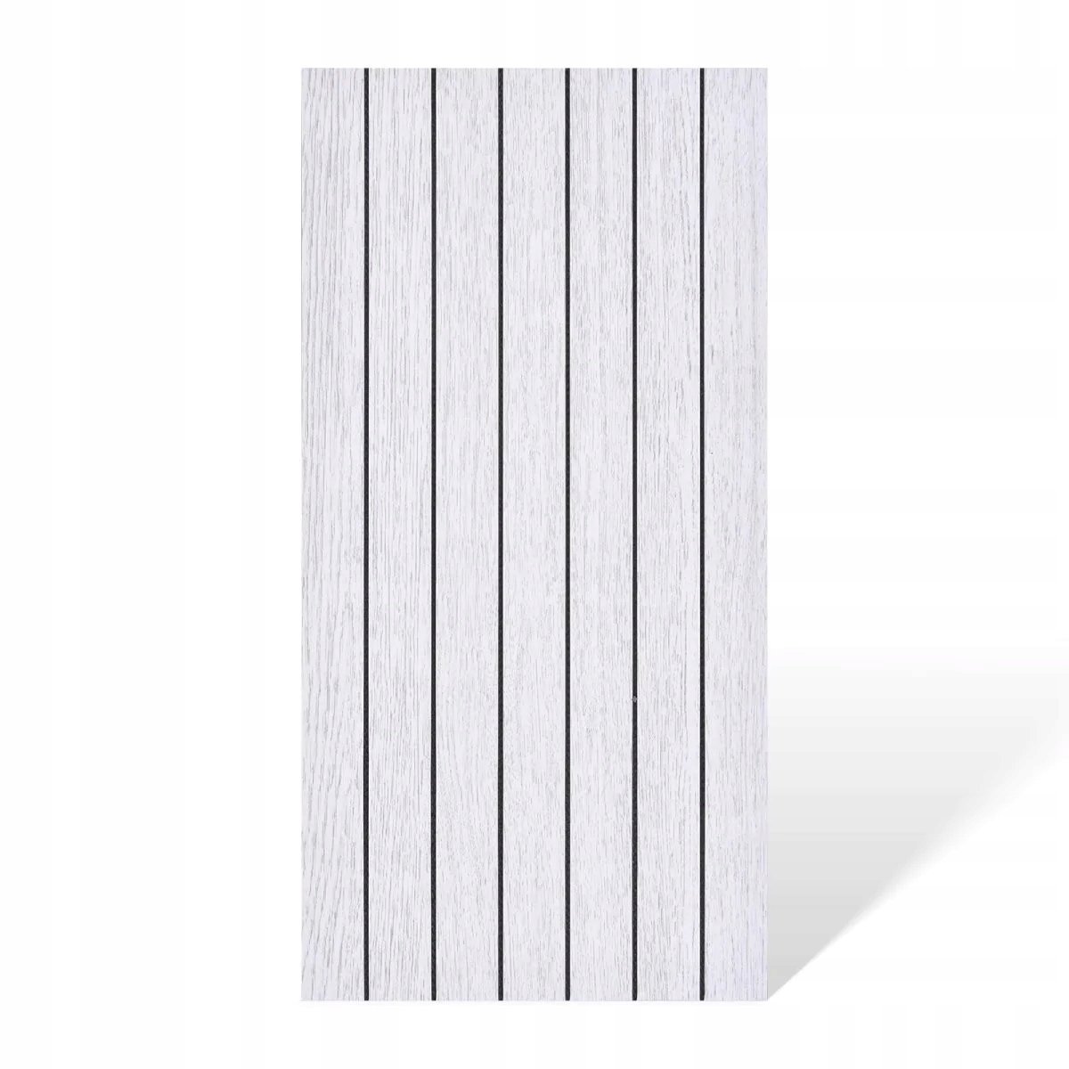 DMS Serie - Decoratief Zelfklevend Paneel - Houtimitatie - Lichtgrijs - 4 Stuks