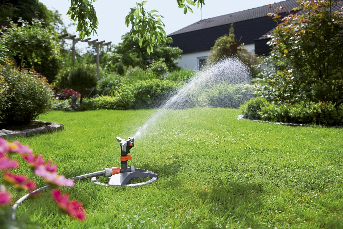 Gardena Arroseur canon, sectoriel et rotatif Premium - Arroseur de jardin