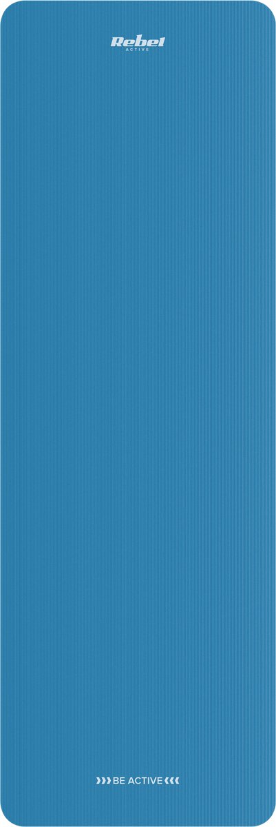 Rebel Active Serie - Yogamat - 183x61cm - 1cm Dikte - Antislip van Rebel Active — afbeelding 3