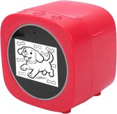 Spraak Printer - Sticker Maker - Creatief Ontwerpen - AI Beeld Generatie - 24 Inch Display - Zwart