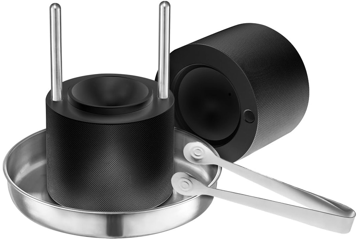 Ijsbal Pers Set - IJsvorm Maker - Cocktails Maken - Snelle Compressie - 60 mm - Zwart