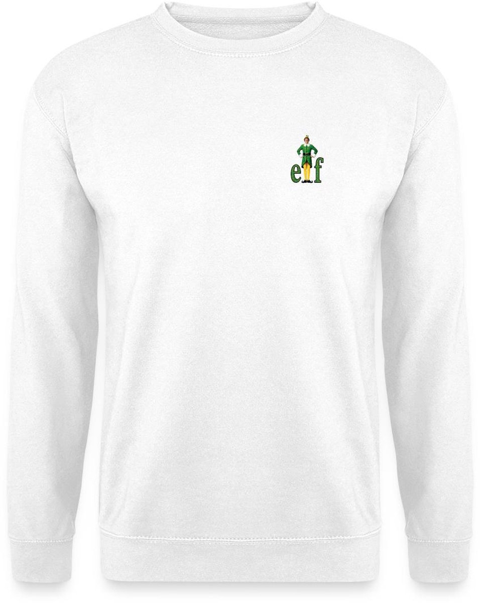 Buddy De Kerstelf Elf Borstafdruk Sweater Heren