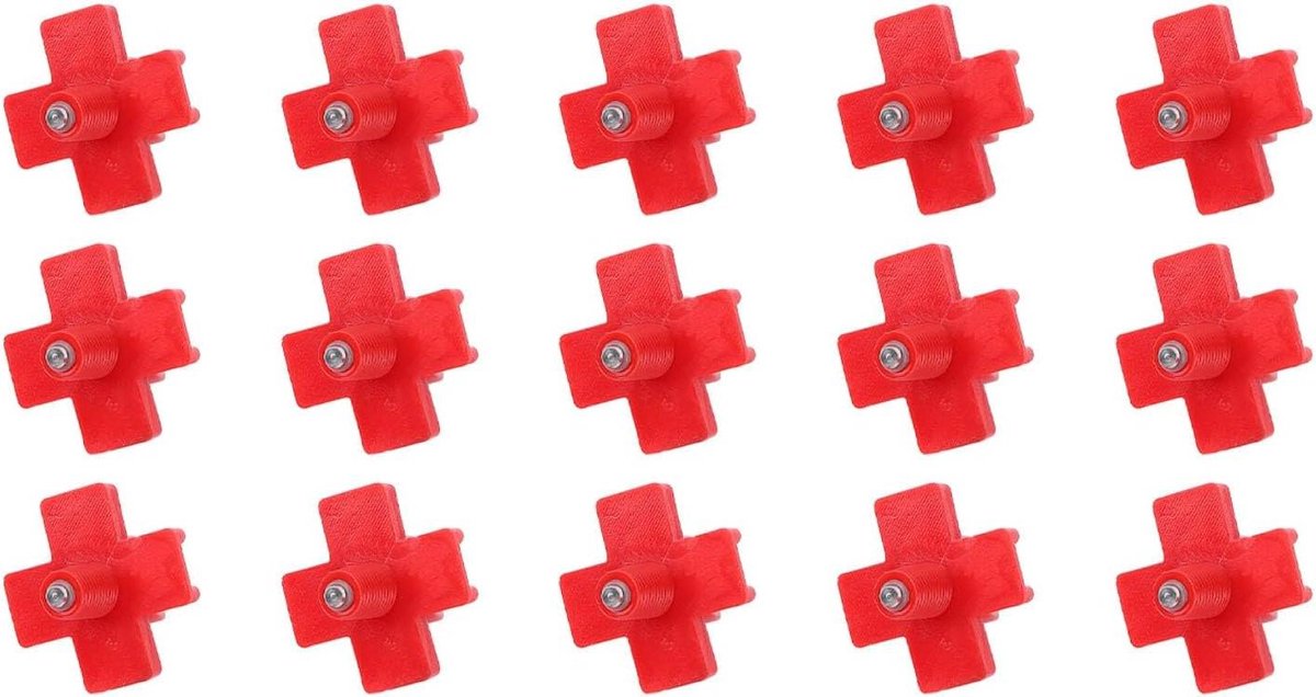 Gevogelte Waternippels - Automatische Drinkbak - Pluimvee Verzorgen - Lekvrij Ontwerp - 15 Sets - Zilver