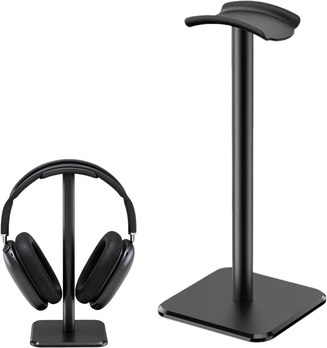 SnelShoppen - Gaming Headphone Holder met Verzwaarde Basis, Hoogte Verstelbaar 24 cm, Snelle Montage, TPU Bescherming, Elegant Ontwerp voor Gaming en
