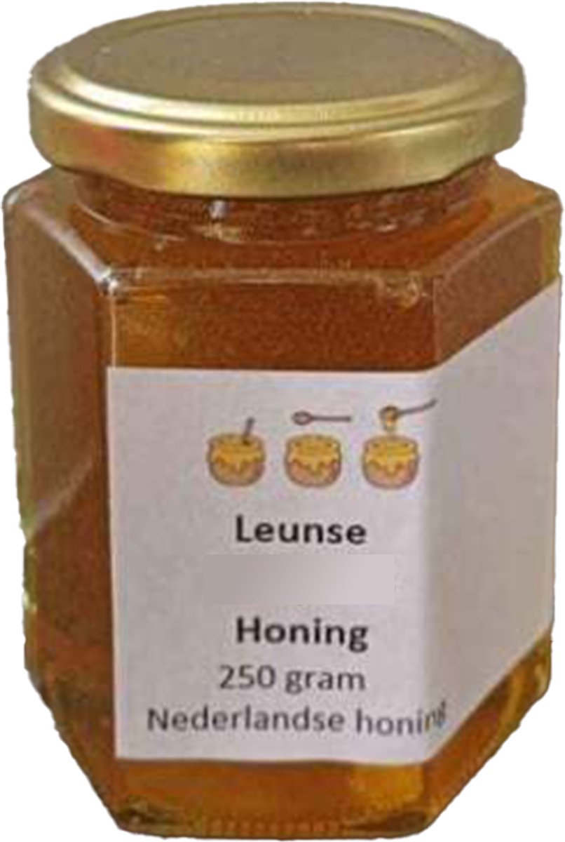 Sjoerd Zwart Leunse Honing 250 gram | Rauwe honing Koud geslingerd, geen suiker gevoerd | Echte honing