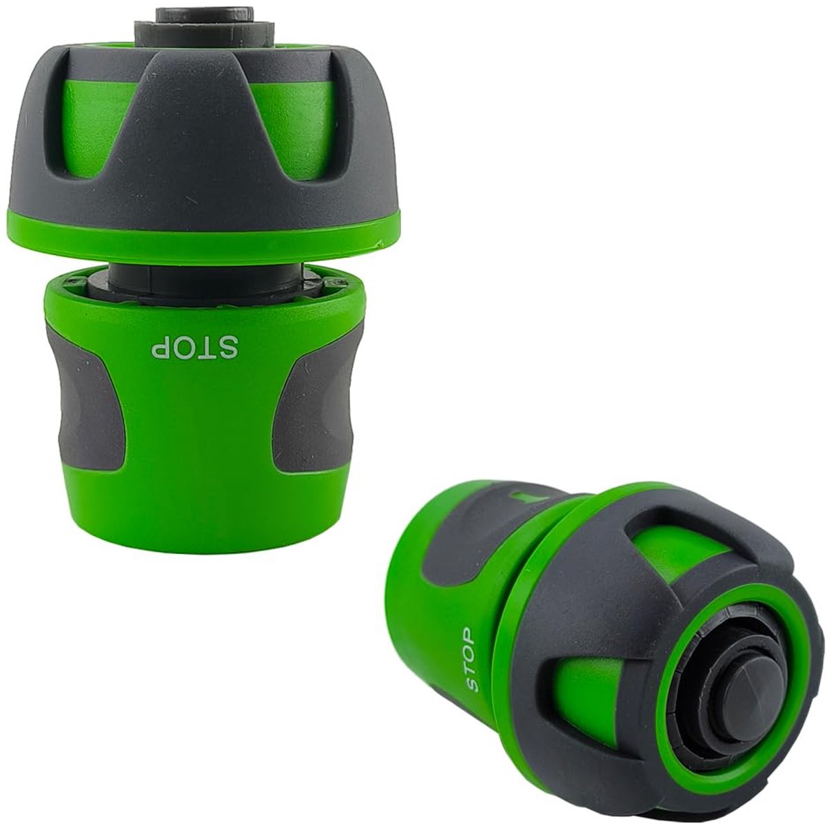 Snelkoppeling tuinslang 19 mm - twee-component - antislip - eenvoudig aan te sluiten - ShopVlot