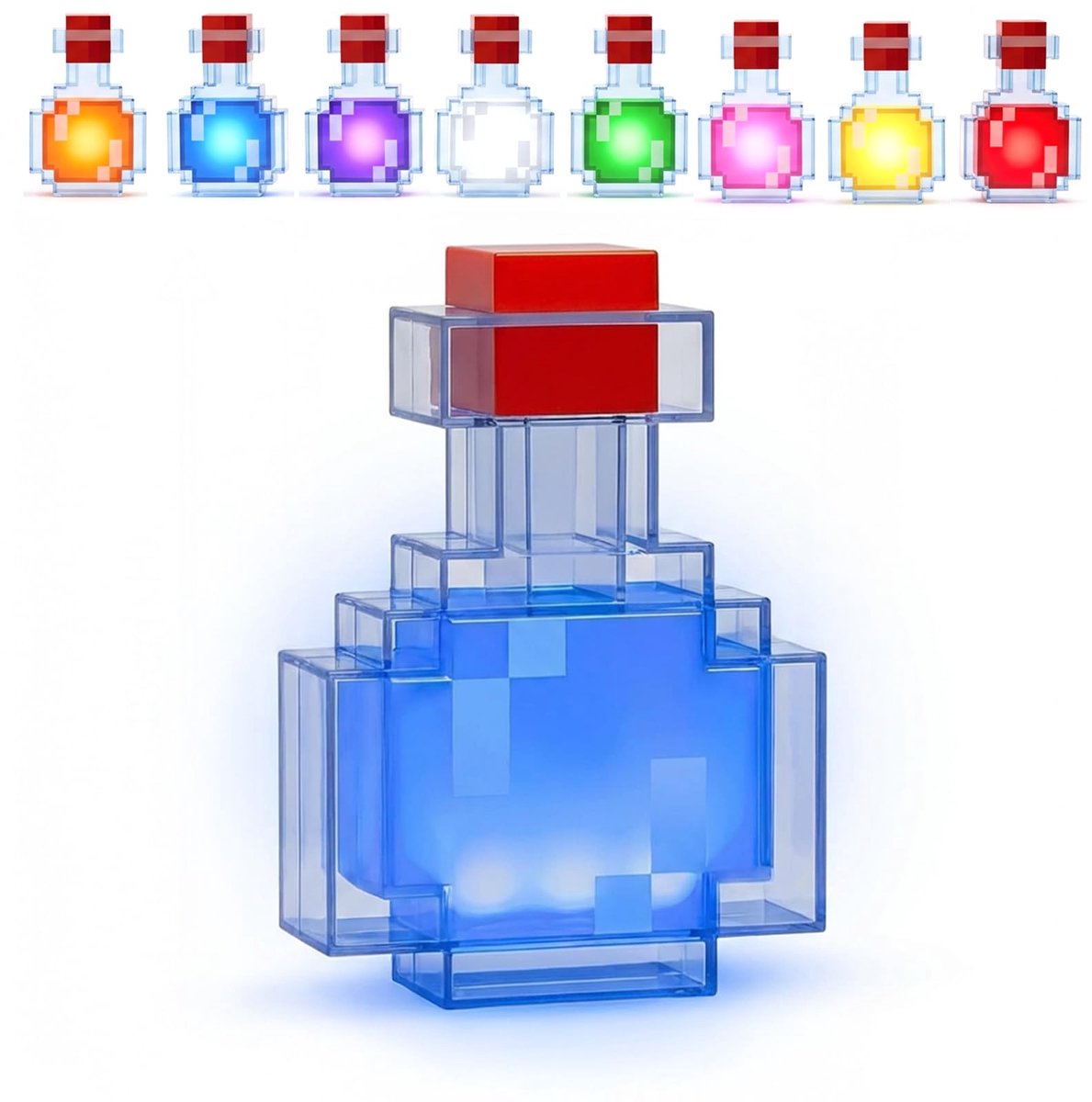 Drinkfles met LED-nachtlampje - 8 kleuren - magisch effect - perfect voor elke kamer - ShopVlot