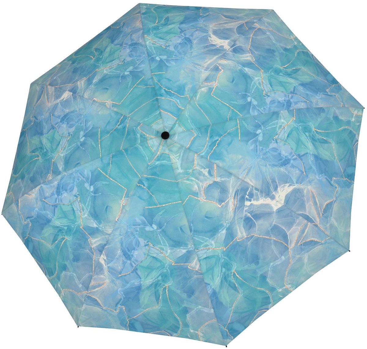 doppler paraplu Fiber Magic Printed Pattern Ocean turquoise