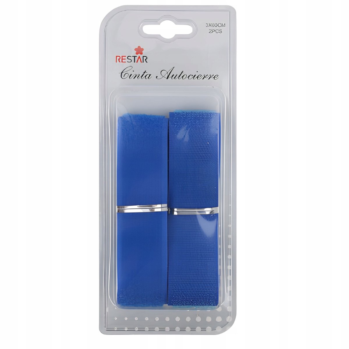 Blauwe Klittenband Zonder Lijm - 3x60 cm - Naai- & Hobbytoepassingen