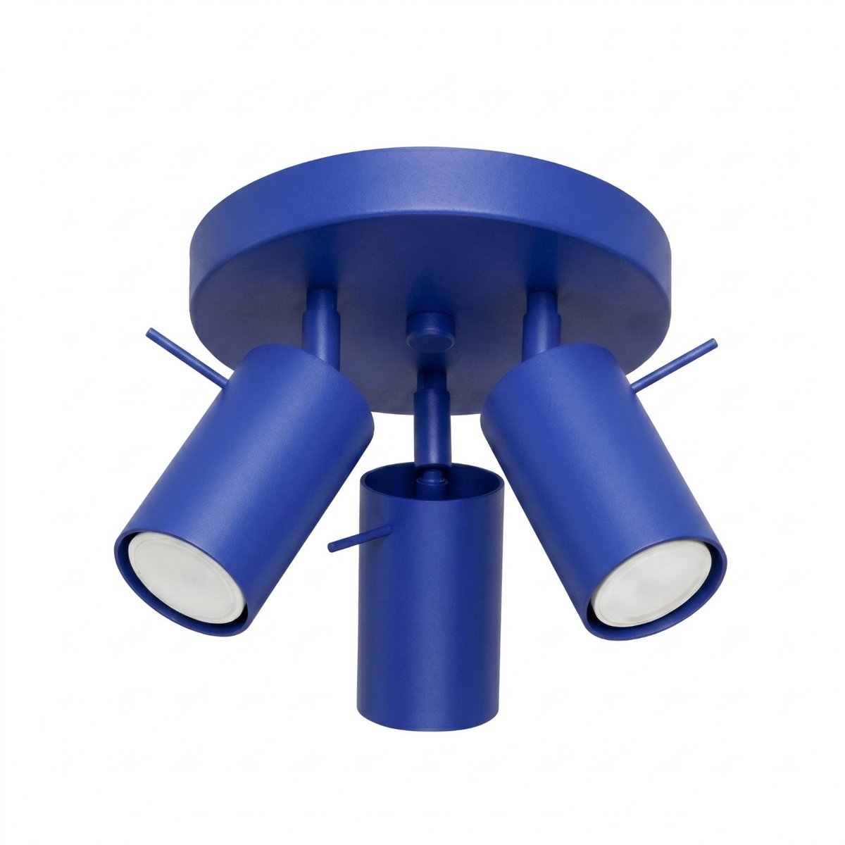 Sollux Lighting Plafondlamp RING - GU10 - ultramarijn - staal - 25.7x25.7x14.5cm