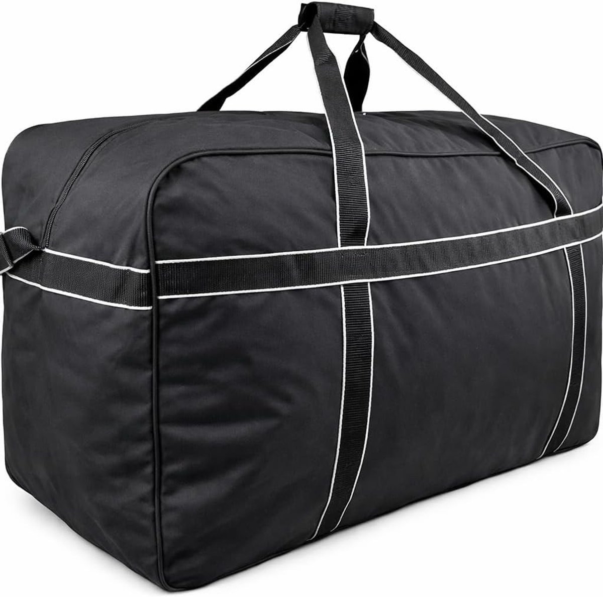 Reistas - Zwart - 80 x 40 x 45 cm - Robuust Zeildoek voor Ruimbagage tot 23 kg