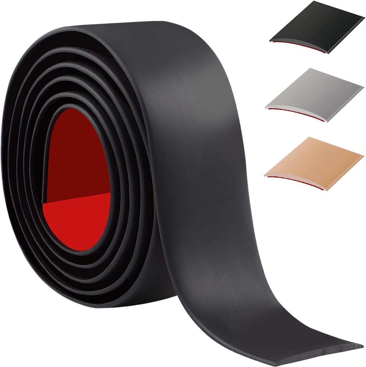 200 cm Self-Adhesive Sill Bar, Flexible Door Threshold, PVC, Threshold Transition Rods for Kitchen/Living Room - ShopVlot