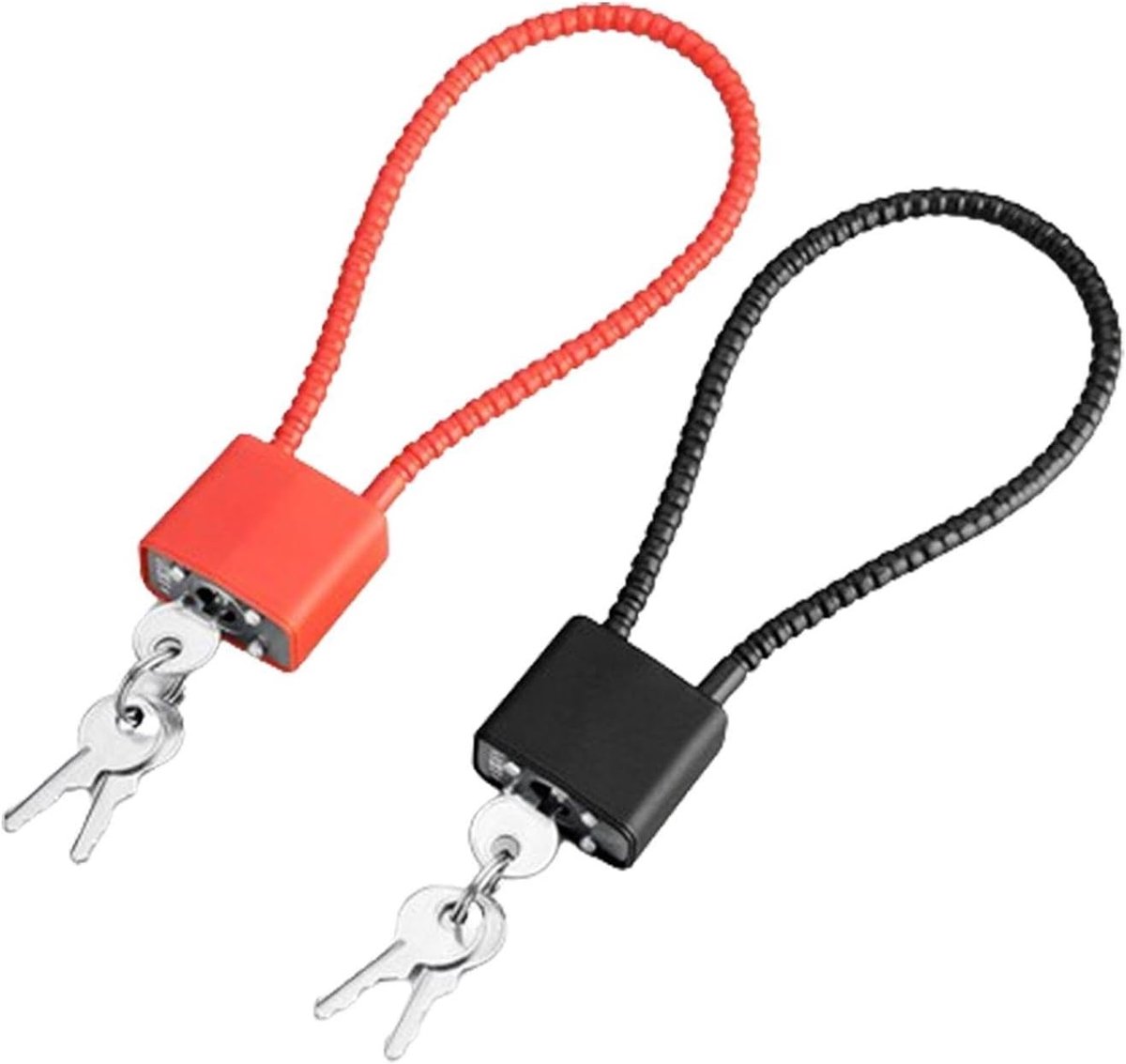 Robuuste Hangsloten - Zwart - Klein - Gelegeerd Staal - Voor Veiligheid