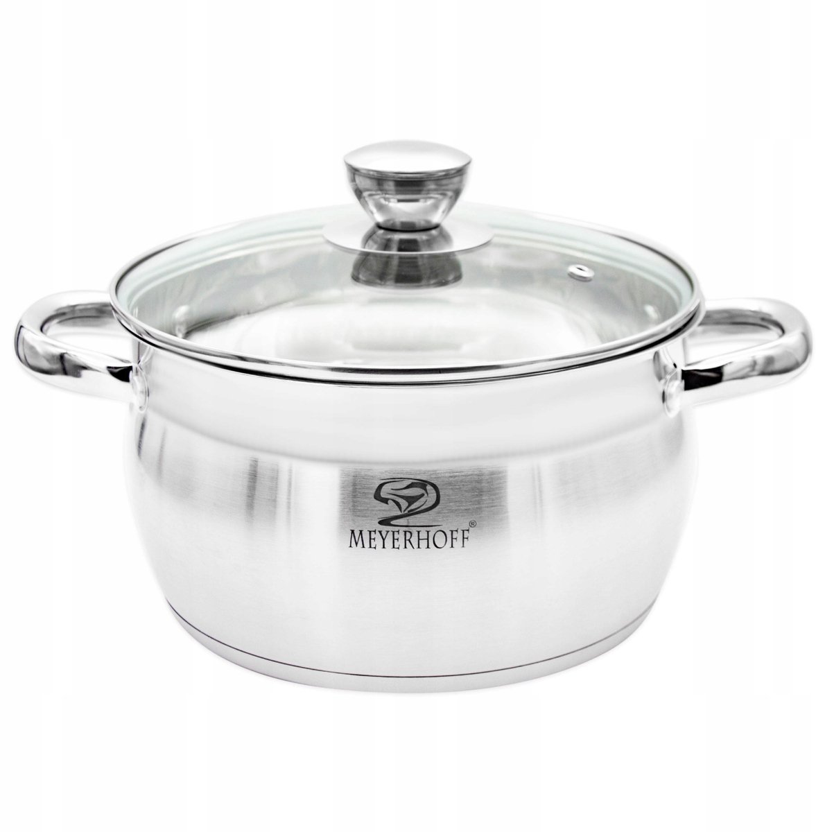 RVS Pan 2.5L met Maatverdeling & Deksel - 18cm - Inductie Geschikt