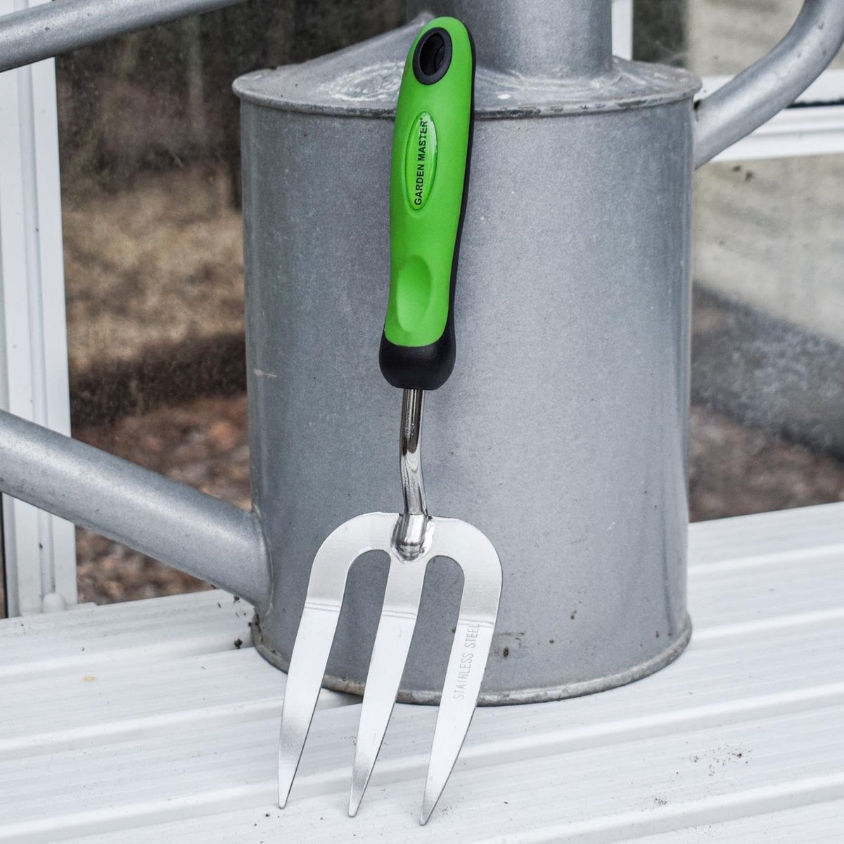 Handvork - zware roestvrijstalen constructie - ergonomische handgreep - ideaal voor graven - ShopVlot