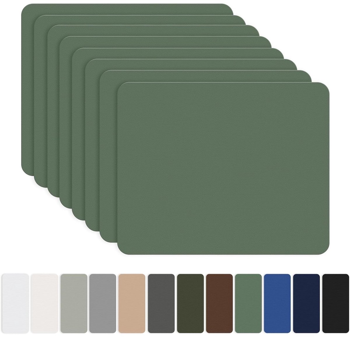 Reparatieset tentdoek - Groen - 20 x 15 cm - Nylon Zelfklevende Waterdichte Patches - Voor Tent, Donsjack en Slaapzak