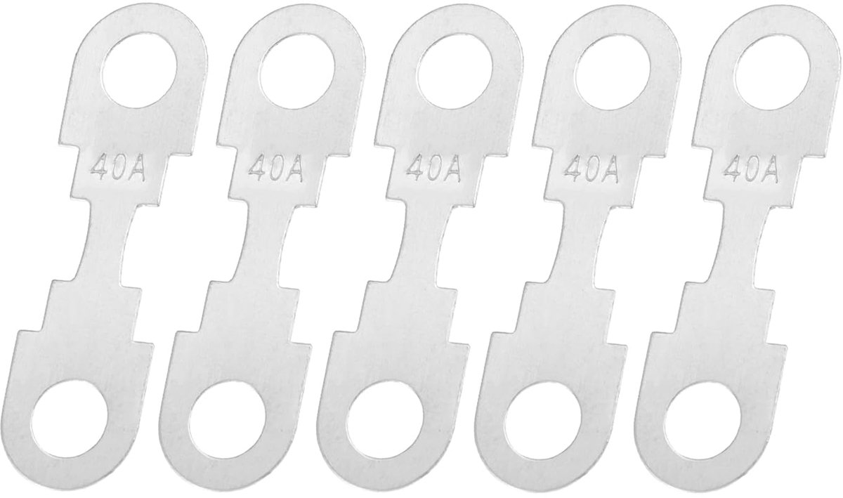 A ABSOPRO 5Pcs 40A 12V High Current Strip Fuses for Car Audio Fuses Holder - ShopVlot