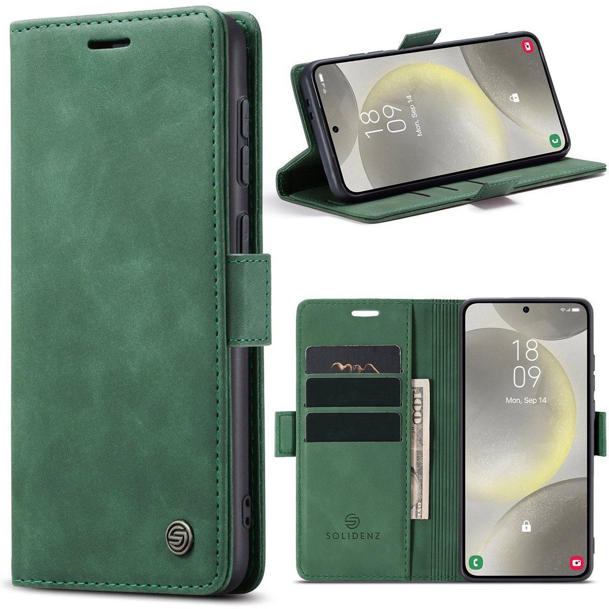 Solidenz hoesje - Geschikt voor Samsung Galaxy S26 FE - Groen