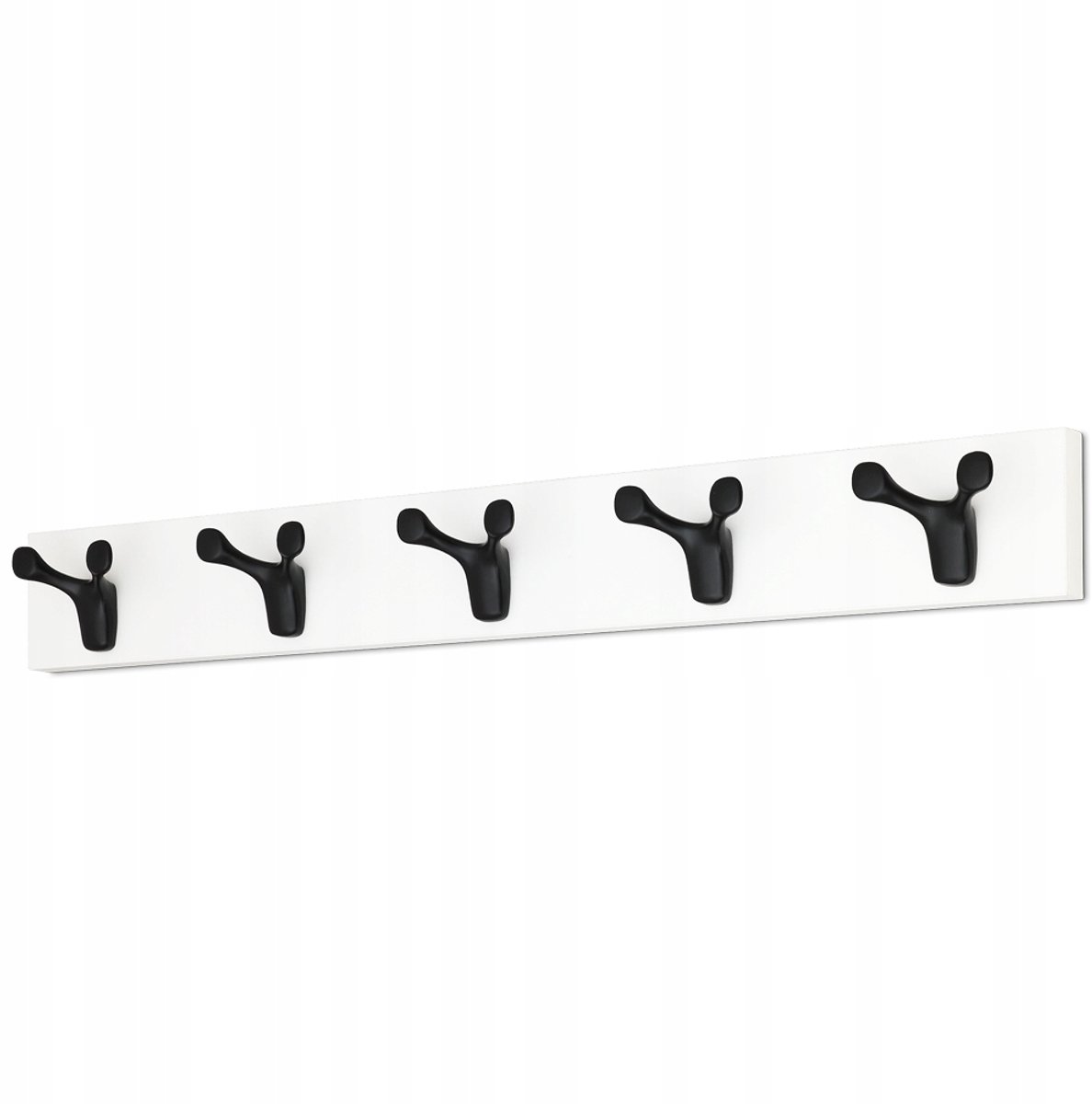 Merkloos Wandkapstok met 5 Haken - Modern en Functioneel