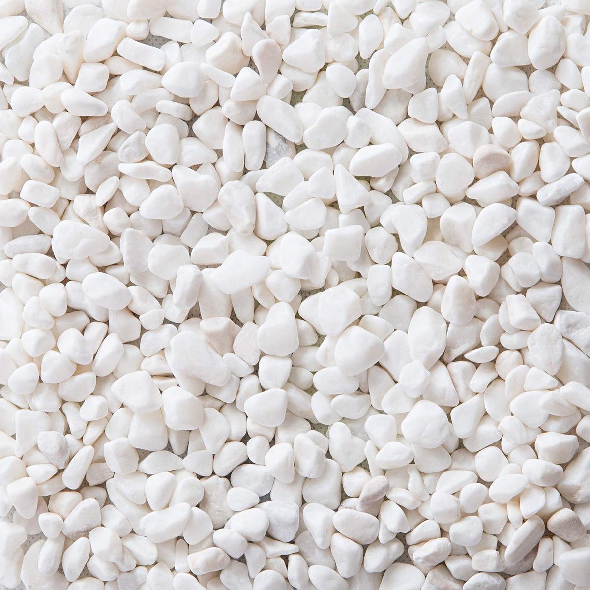 Witte Marmorsteentjes voor Decoratie en Tuin, ca. 460g