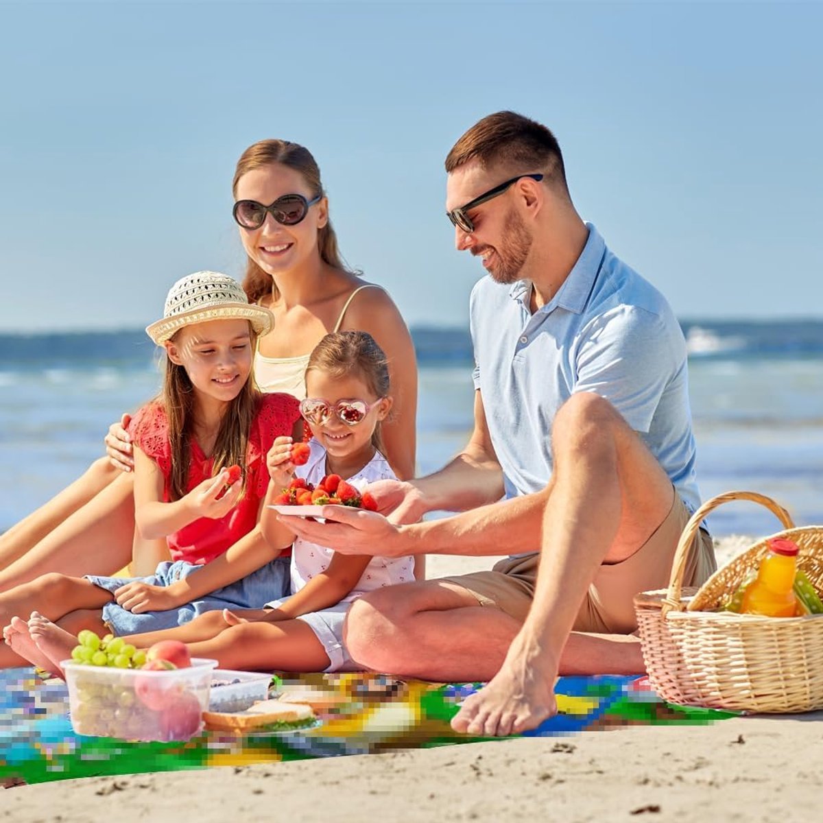 Strandhanddoek 75 x 150 cm - Sneldrogend microvezel - Ultra absorberend en superzacht - Perfect voor zwembad en strand - m-winkel