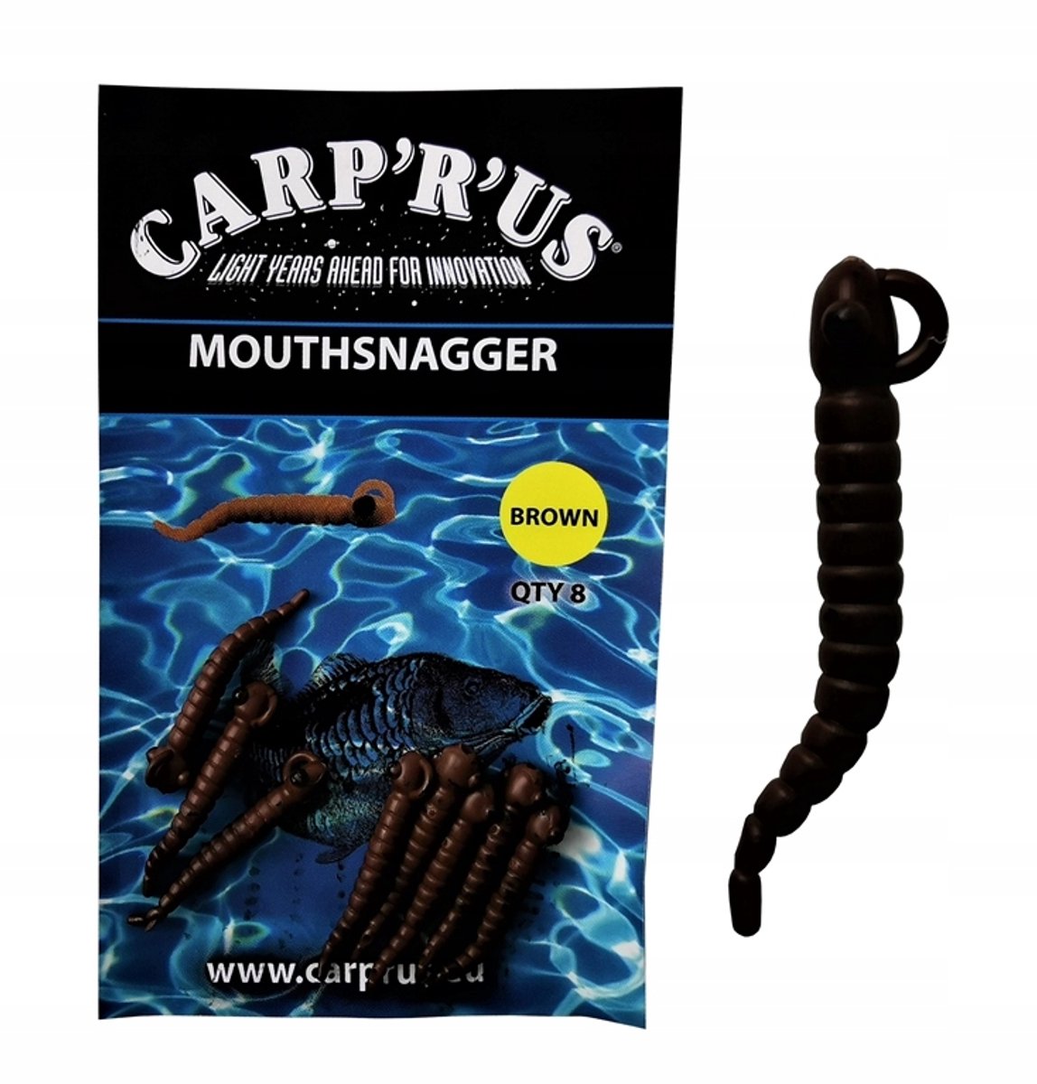 Carp'R'Us Mouthsnagger libellenlarve Bruin 8 stuks