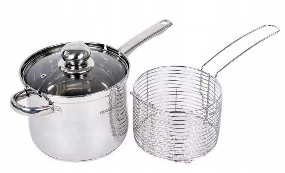Odelo LENNY steel pan with deep-frying basket, 18 cm