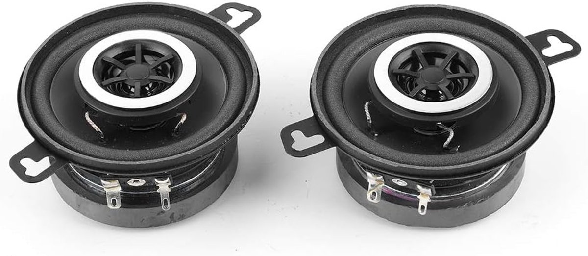 Autoluidspreker, 2 Stuks 3,5 Inch 200 W Coaxiale Luidspreker Tweeter Stereo Muziek Hifi-luidspreker voor Auto O-systeem - ShopVlot