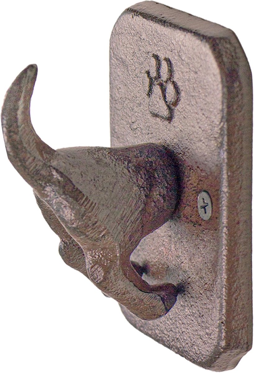 Tapeera 1 Pack Dog Tail Shaped Leash Holder Cast Iron Hook for Wall - Paw Print Hook - ShopVlot