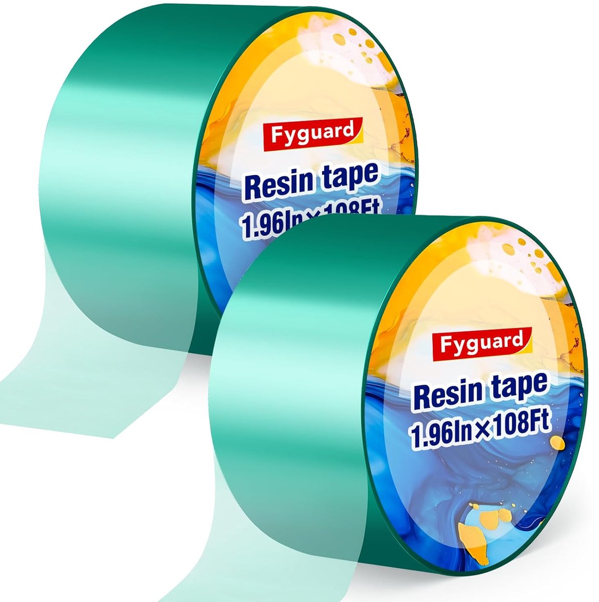 Epoxy tape 50 mm x 33 m - hittebestendig tot 220 °C - geen residu - ideaal voor sieraden maken - ShopVlot
