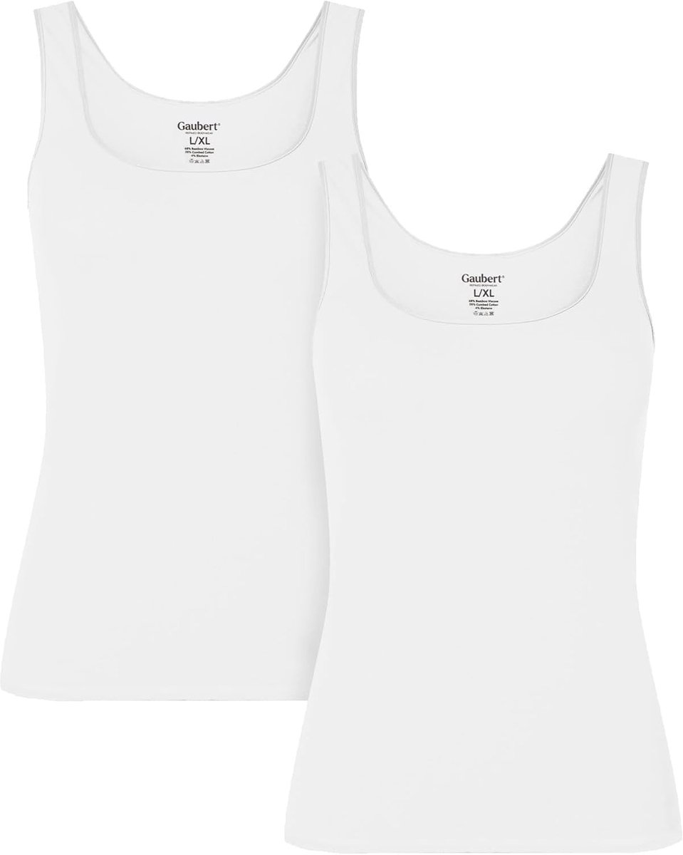 Vrouwen vests set van 2 - verstelbare bandjes - zachte bamboe stof - ideaal voor comfort - ShopVlot