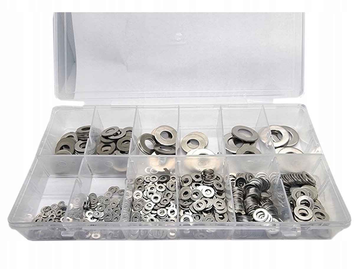 800 RVS ringringen set M2 - M12