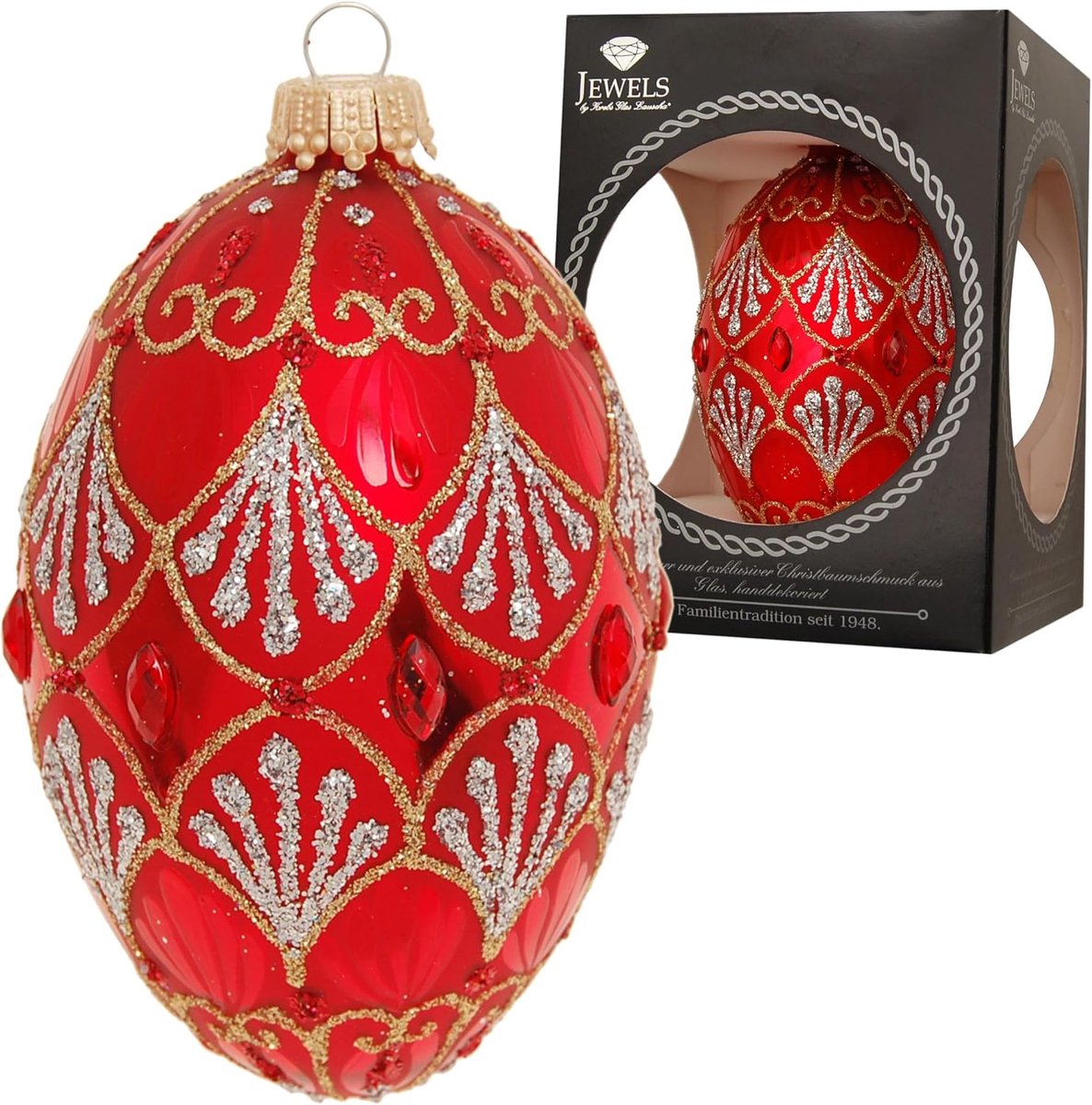 Krebs Glas Lauscha - Christmas decoration/Christmas tree decorations made of glass - ShopVlot