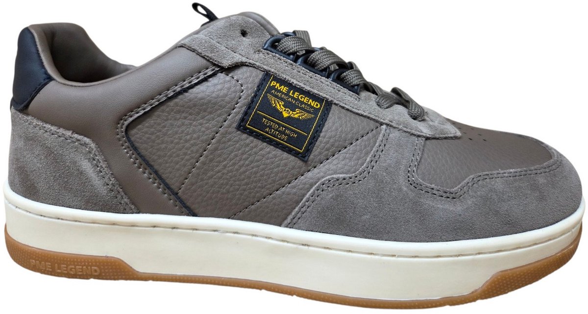P.M.E. Porter CS-11 Taupe L00 Sneakers Taupe Leer en Suede Heren - Taupe - 43