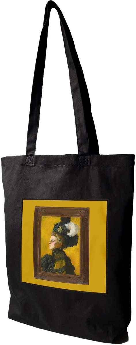 Jozef Mehoffer Jadwiga Portret Shopper Tas met Opdruk