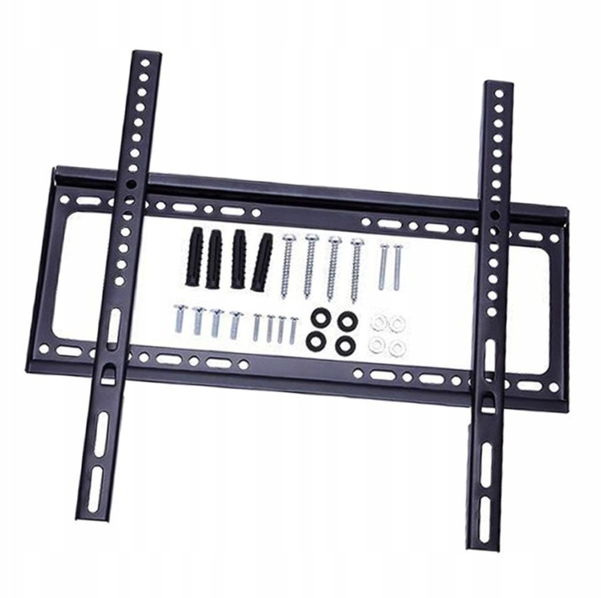 Zwarte Metalen TV Muurbeugel 26"-65" - Robuust & Stijlvol