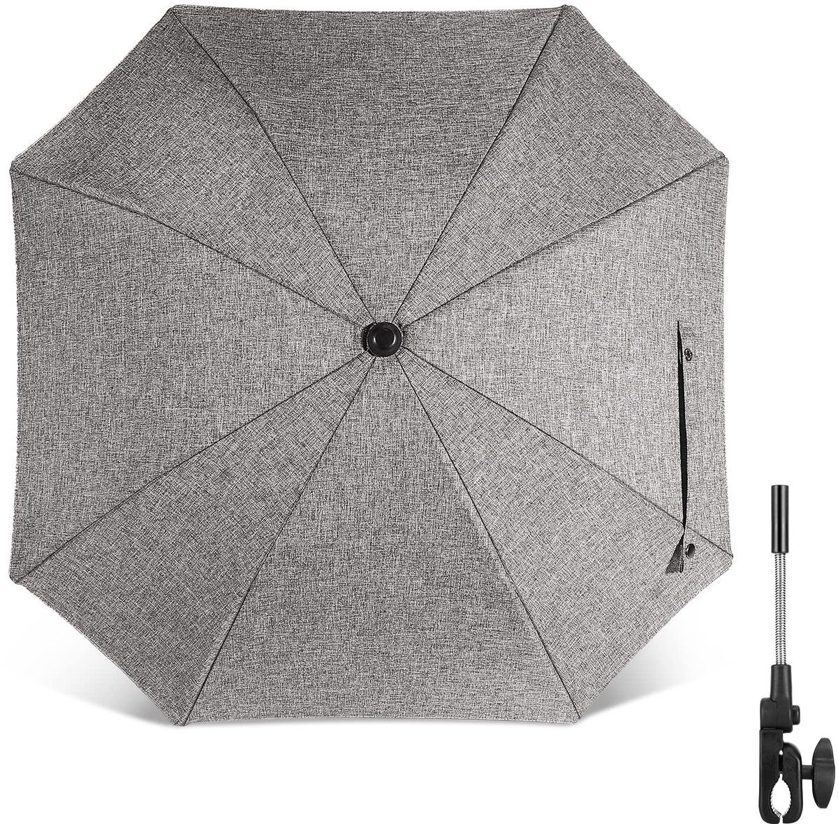 Parasol buggy 70 cm - universale parasol voor kinderwagen - uv-bescherming 50+ - optimaal zonwering voor je baby - ShopVlot