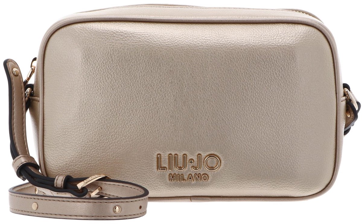 LIU JO schoudertas Evrim ECS Camera Case Light Gold goudkleurig