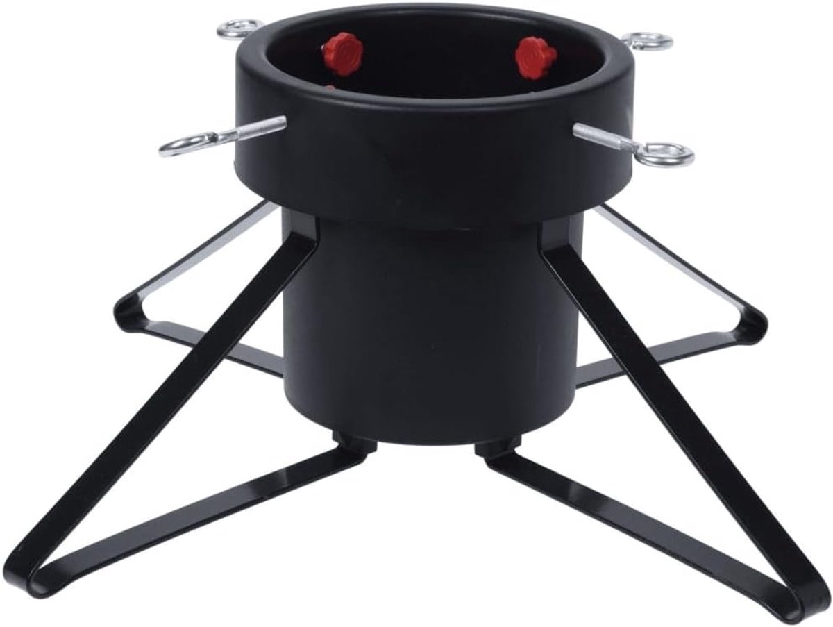 Kerstdboomstandaard medium - voor bomen tot 2 m - 1,8L watertank - stevige zwarte uitvoering - ShopVlot