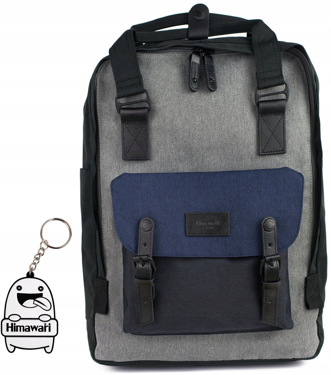 Himawari Chunky XL Heren Rugzak - Waterdicht, Ruim, Grijs